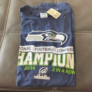 Brand New with tags Seattle Seahawks NFC NFL Champions T-Shirt